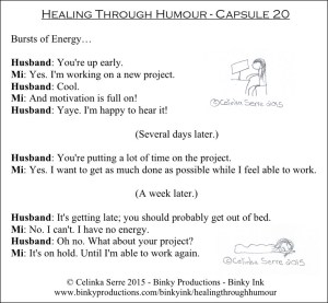 Healing Through Humour - Capsule 20 Celinka Serre - Binky Productions - Binky Ink