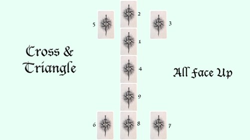 Tarot Spread Cross &amp; Triangle