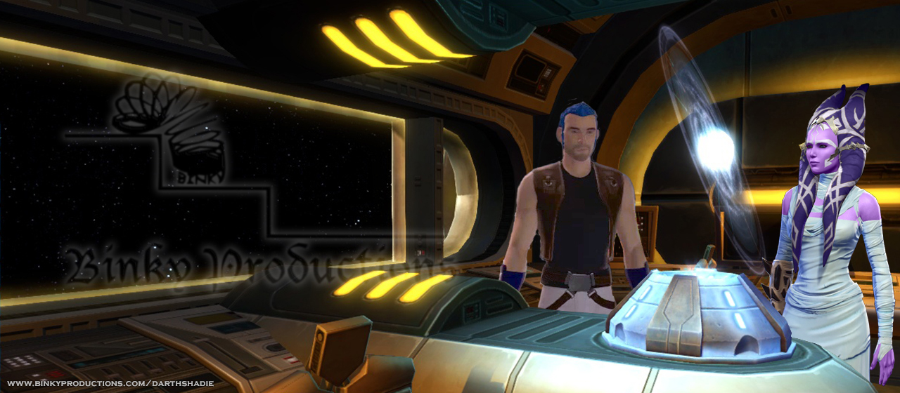 Brenum & Trylia in ship (w)